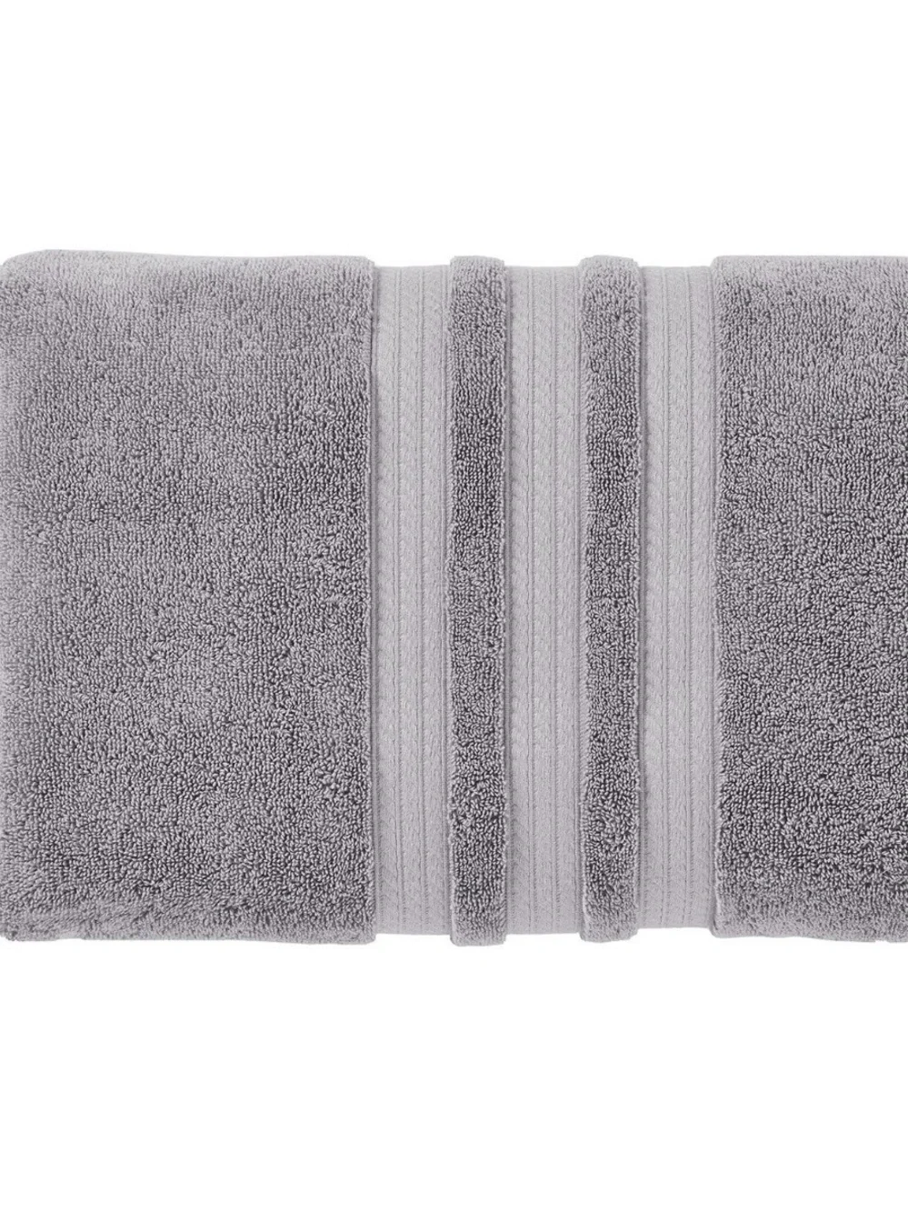 Luxury Gray Bath Towel - Plush Absorbent Cotton